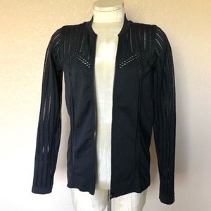 Fabletics Lila black perforated jacket
